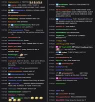 Fans reacting to the streamer's take (Images via Adin Ross/Twitch chat)